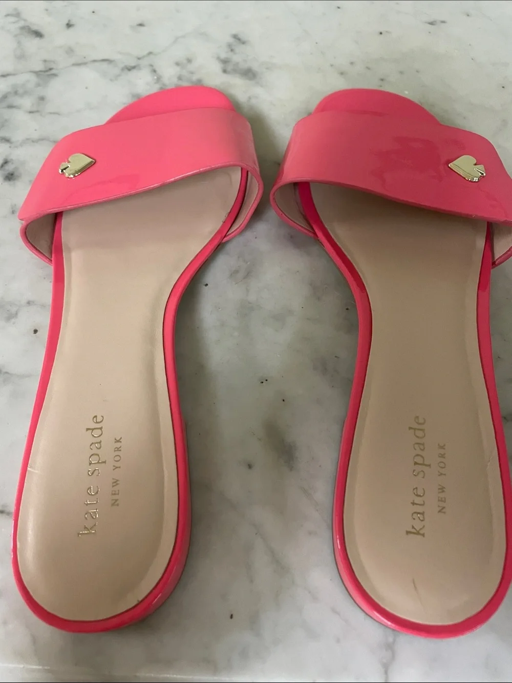 Kate Spade Farrow Patent Leather Sandals - Size 10.5
